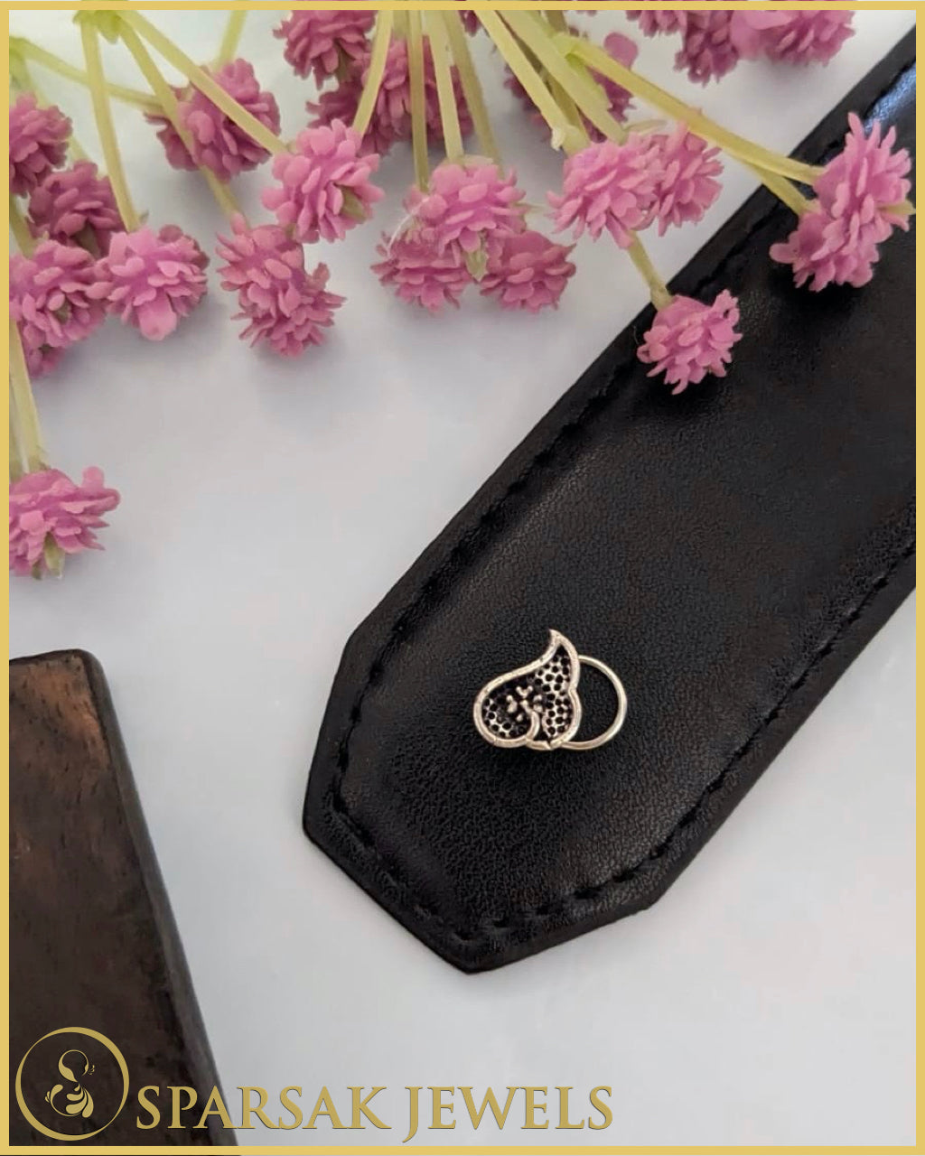 Silver Indian Nosepin by Sparsak Jewels