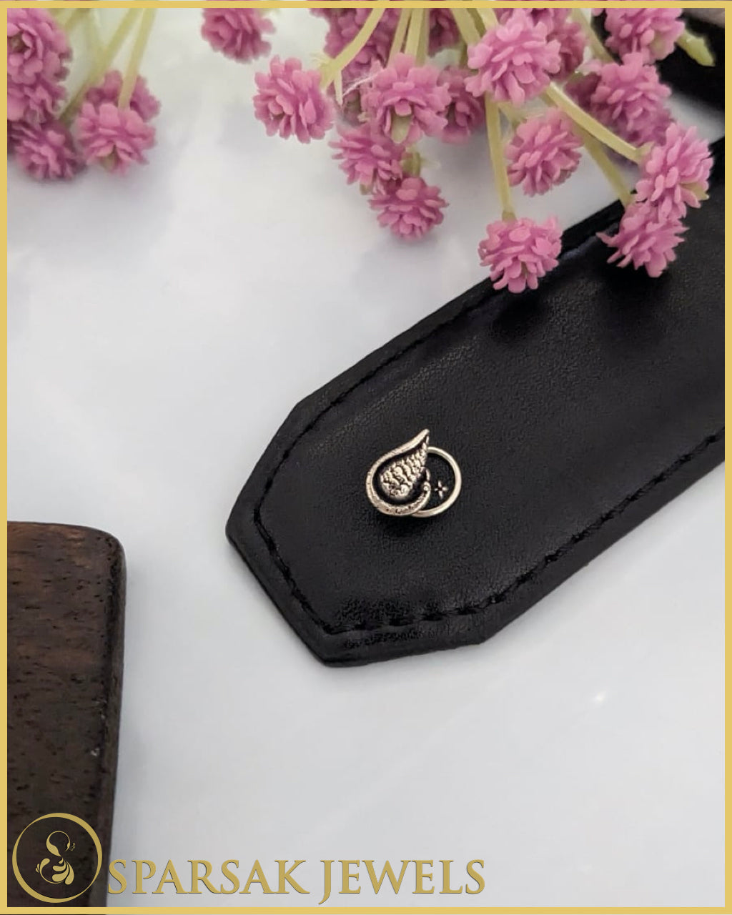 Contemporary Silver Nosepin by Sparsak Jewels