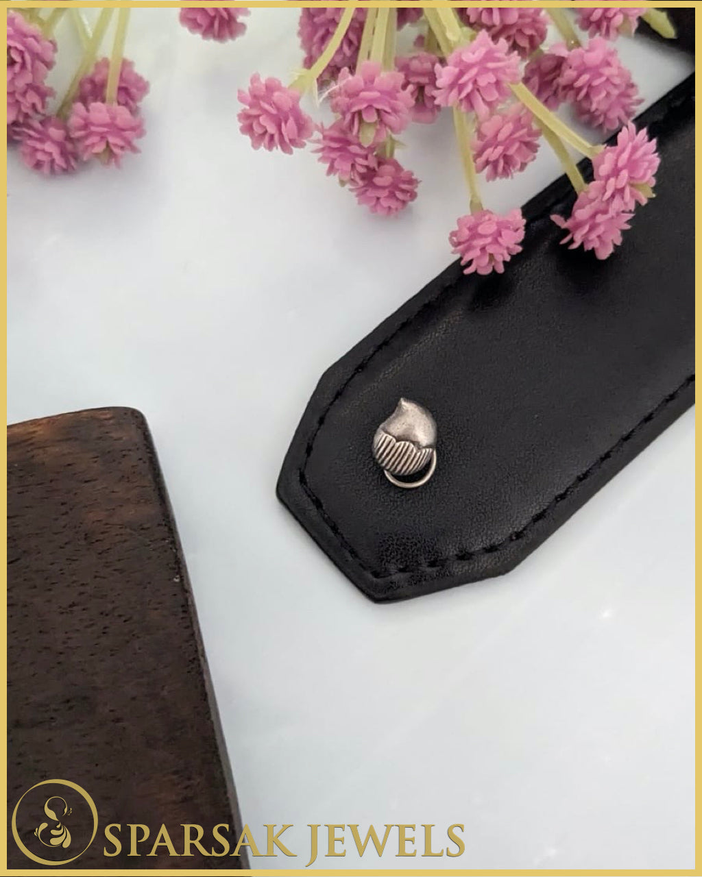 Artisanal Silver Nosepin Inspired by Indian Royalty by Sparsak Jewels