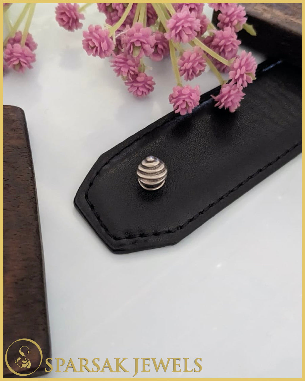 Silver Nosepin Inspired by Indian Royalty by Sparsak Jewels