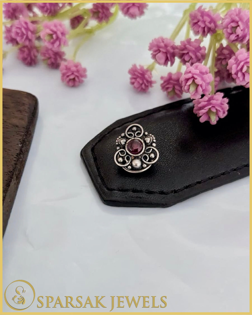 Antique Silver Nosepin by Sparsak Jewels