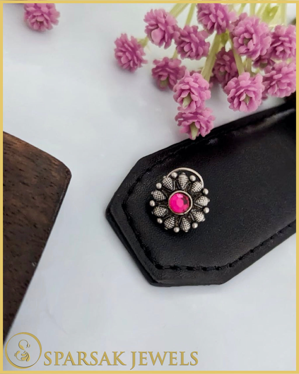 Silver Temple Nosepin by Sparsak Jewels