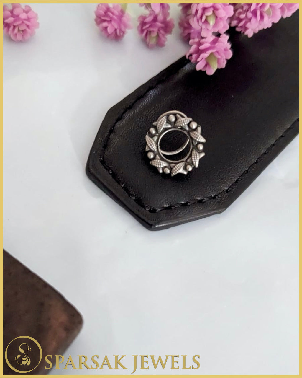 Silver Temple Nosepin by Sparsak Jewels
