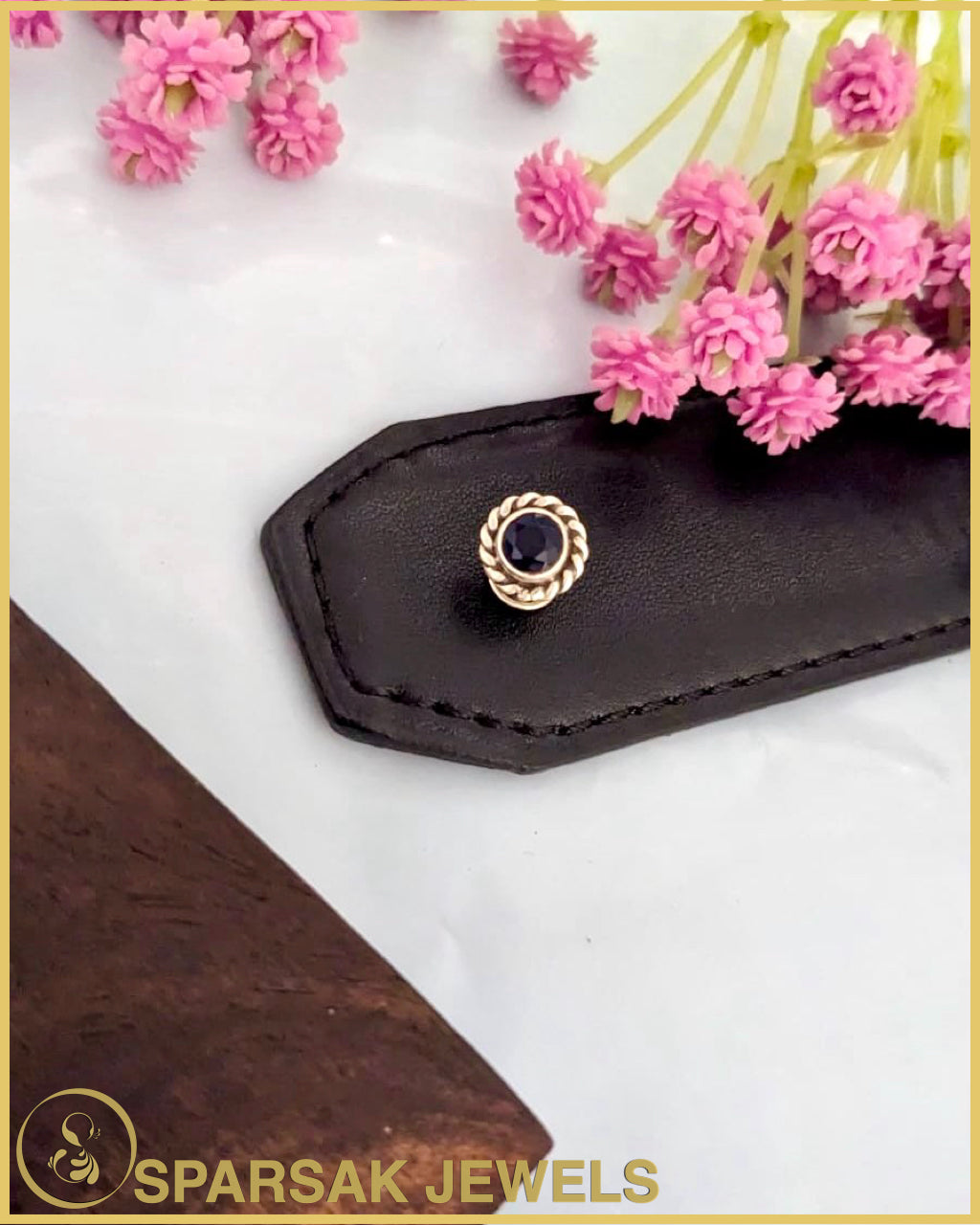 Contemporary Silver Nosepin by Sparsak Jewels