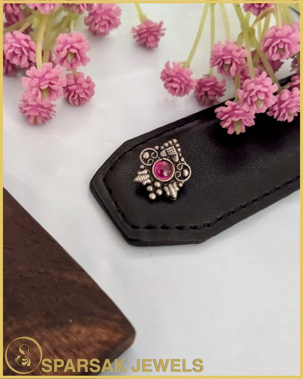 Contemporary Silver Nosepin by Sparsak Jewels