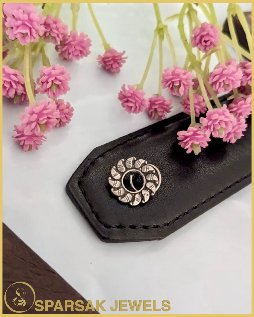 Silver Indian Nosepin by Sparsak Jewels