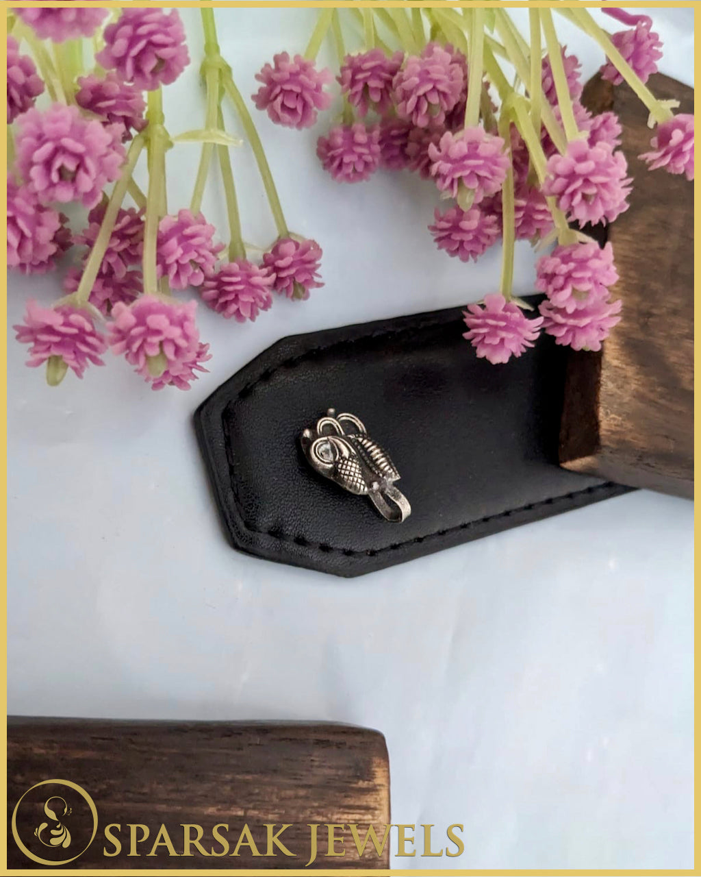 Minimalist Silver Nosepin by Sparsak Jewels