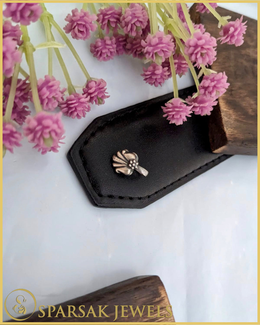 Silver Nose Rings Set with Tribal Designs by Sparsak Jewels