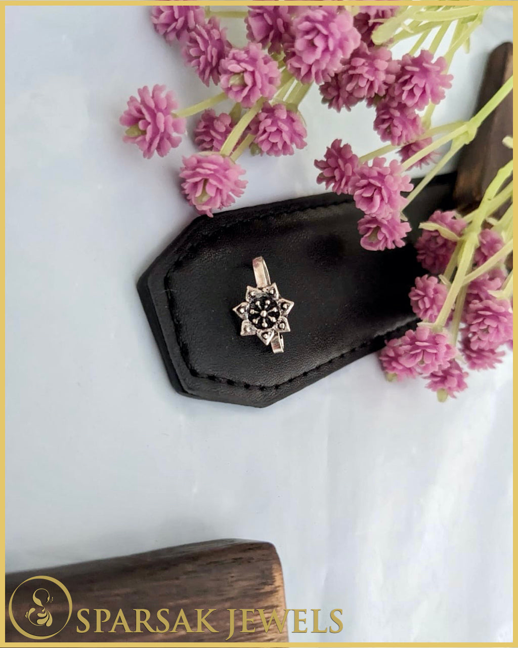 Silver Temple Nosepin by Sparsak Jewels