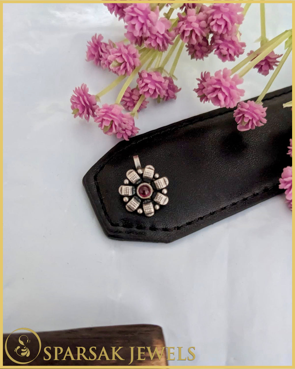 Silver Indian Nosepin by Sparsak Jewels