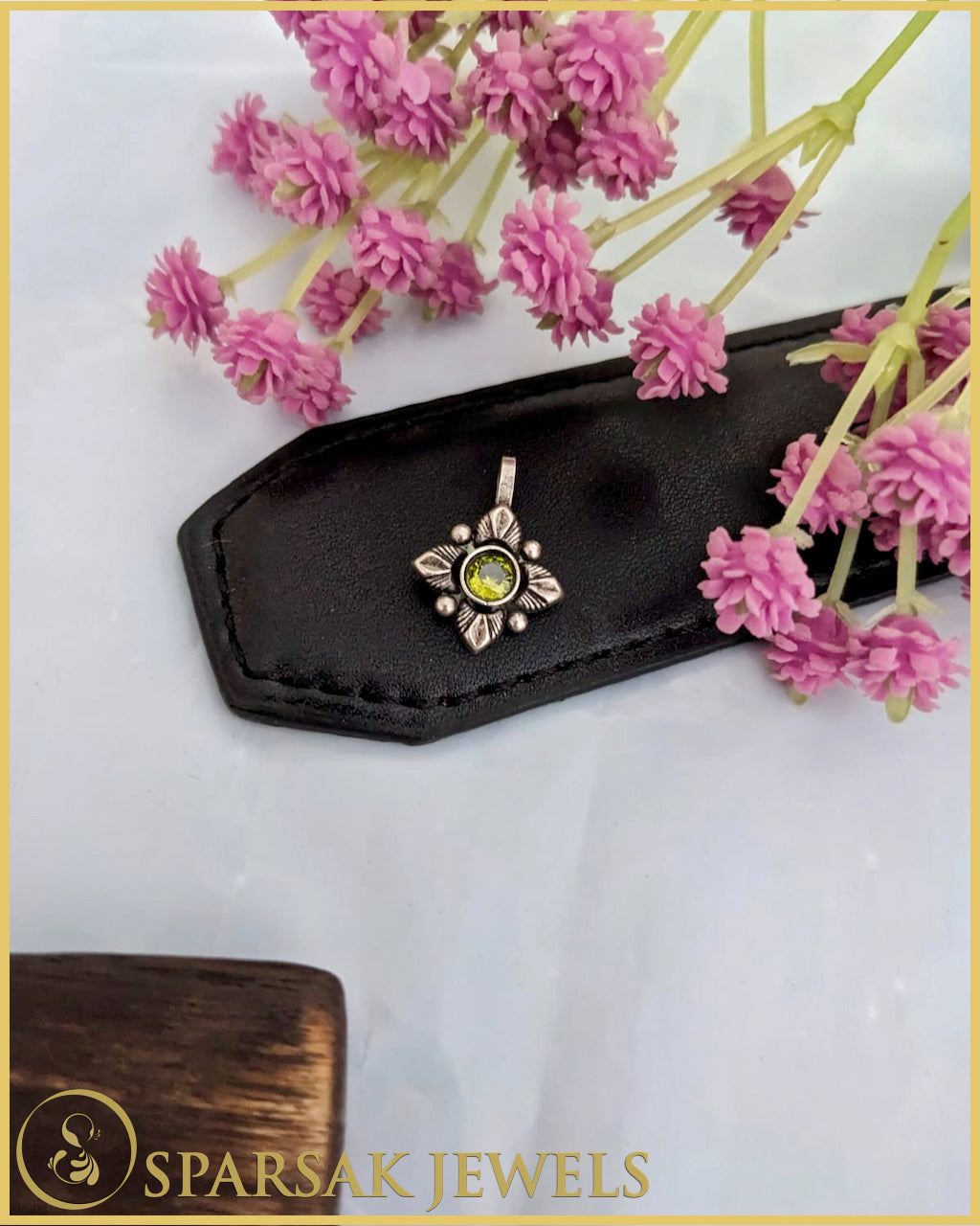 Contemporary Silver Nosepin by Sparsak Jewels