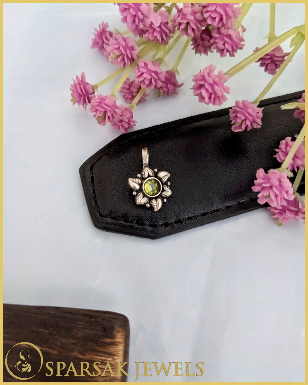 Antique Silver Nosepin by Sparsak Jewels