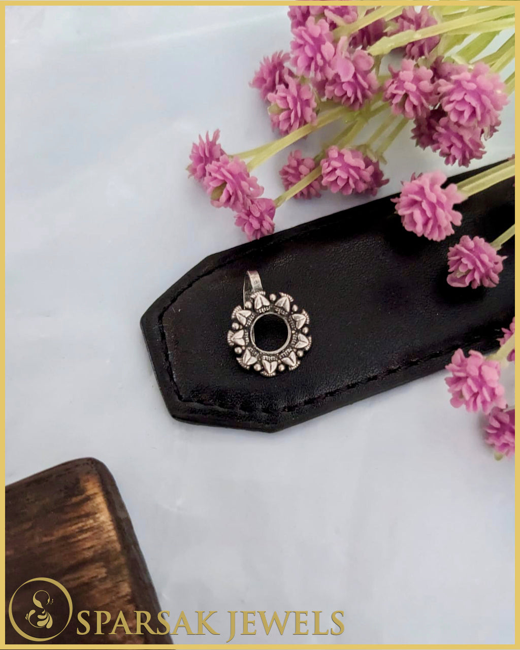 Silver Indian Nosepin by Sparsak Jewels