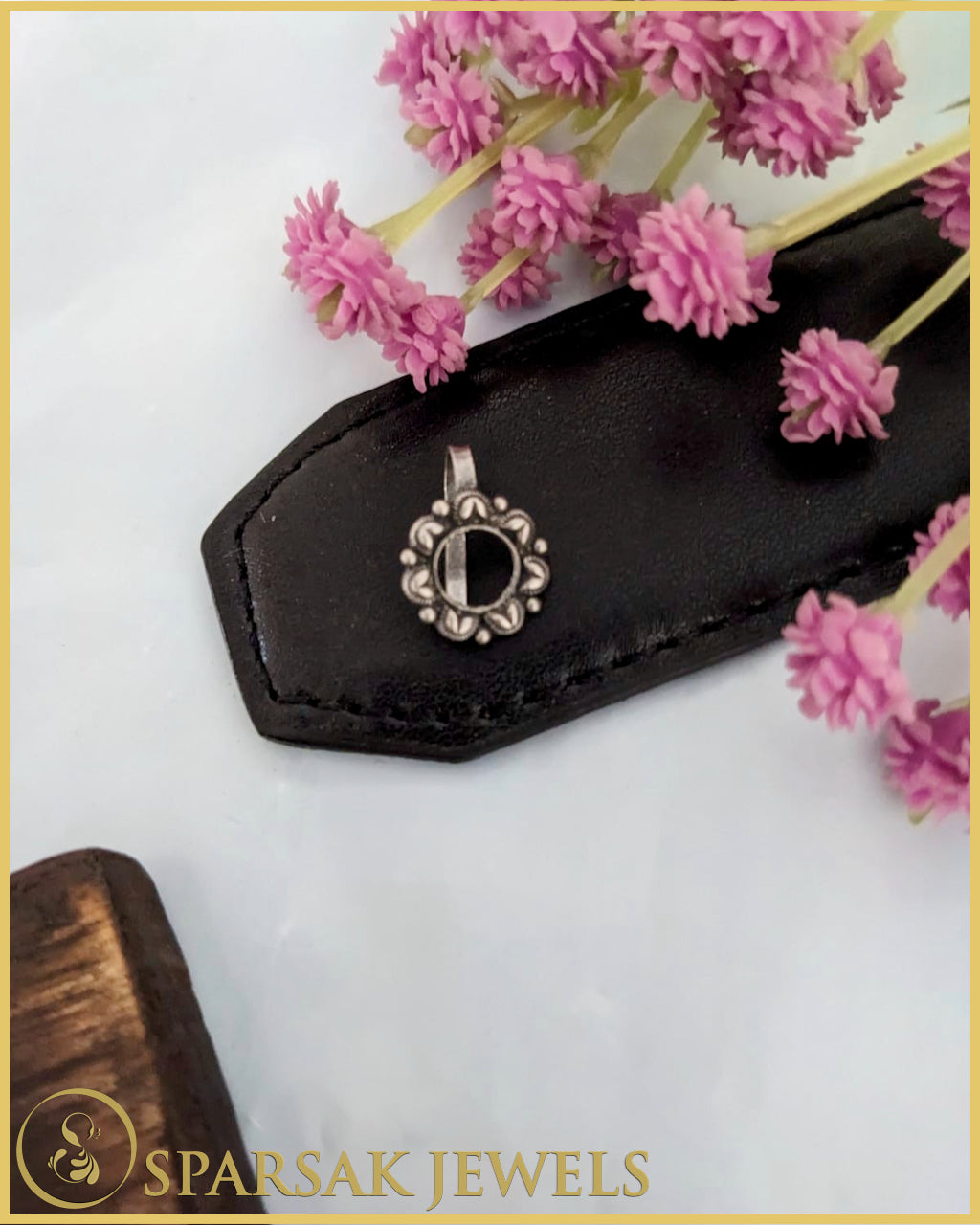 Contemporary Silver Nosepin by Sparsak Jewels