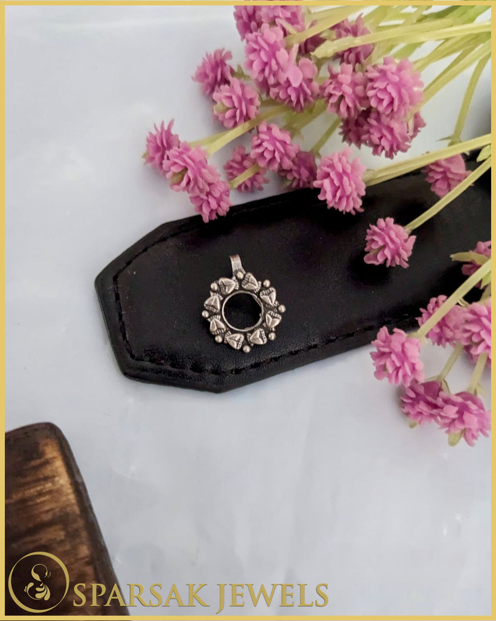 Traditional Indian Silver Nose Ring by Sparsak Jewels