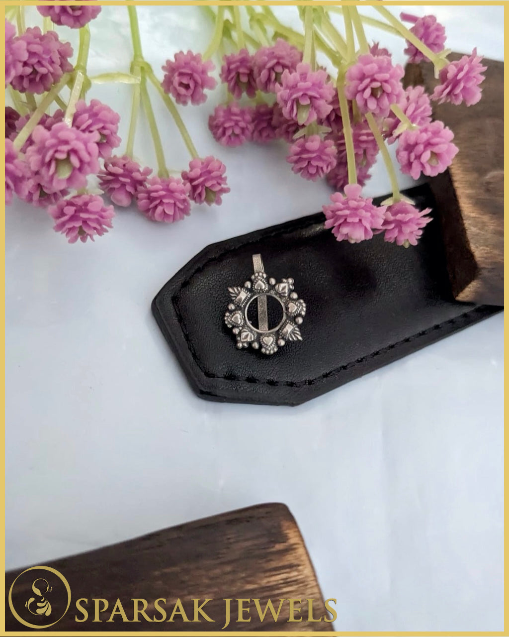 Contemporary Silver Nosepin by Sparsak Jewels