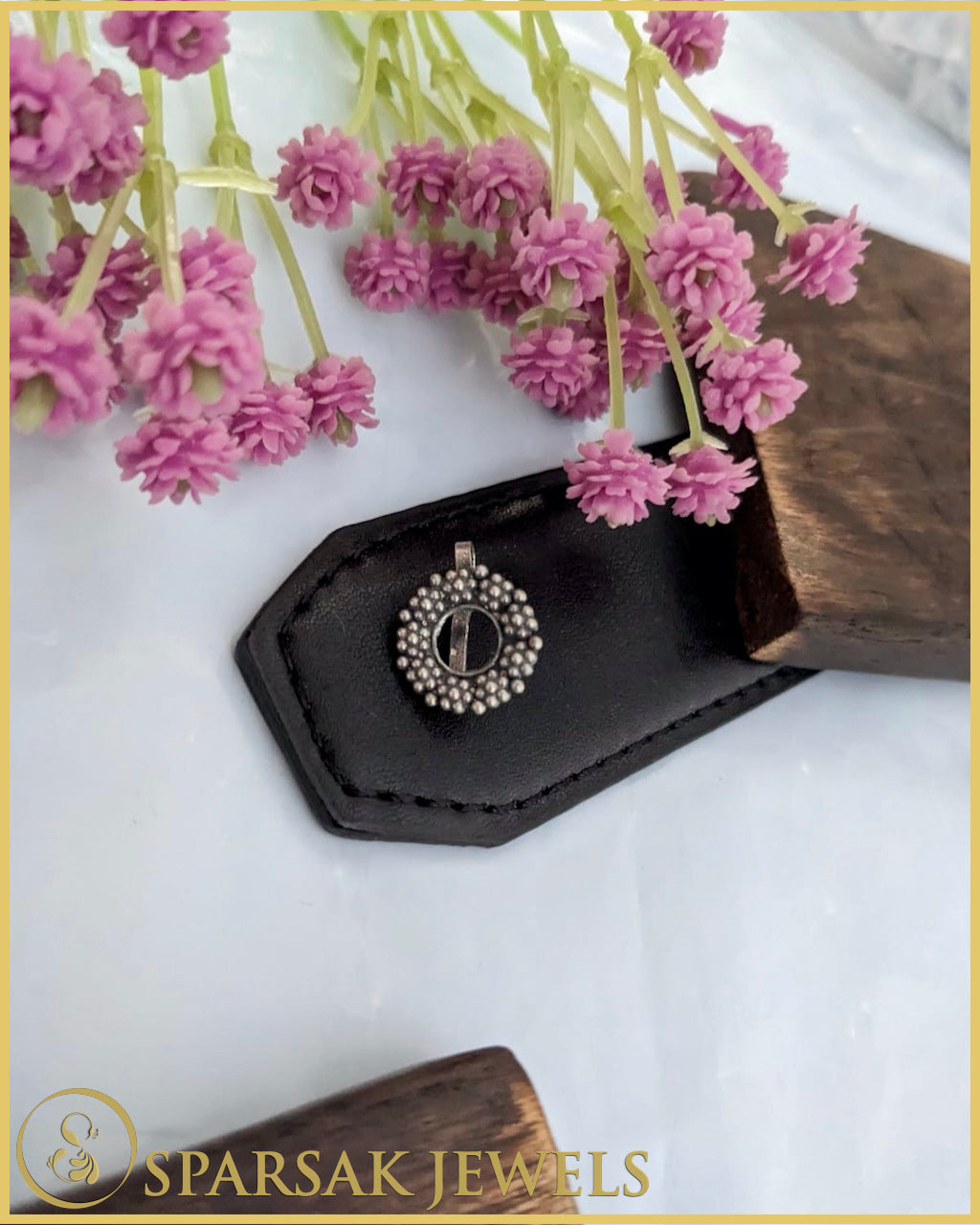 Traditional Indian Silver Nose Ring by Sparsak Jewels