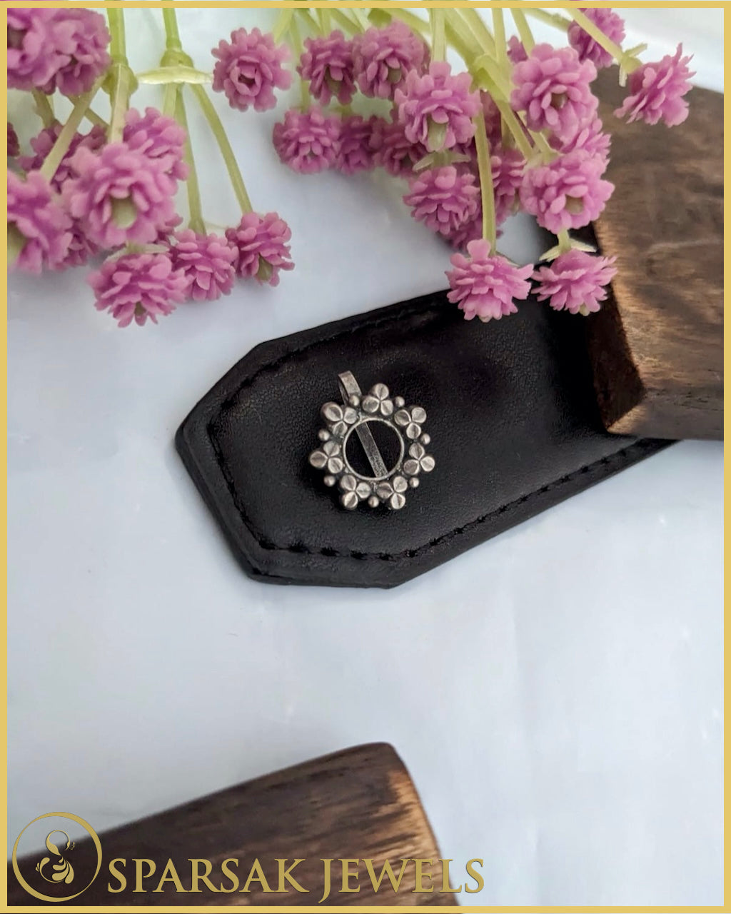 Antique Silver Nosepin by Sparsak Jewels