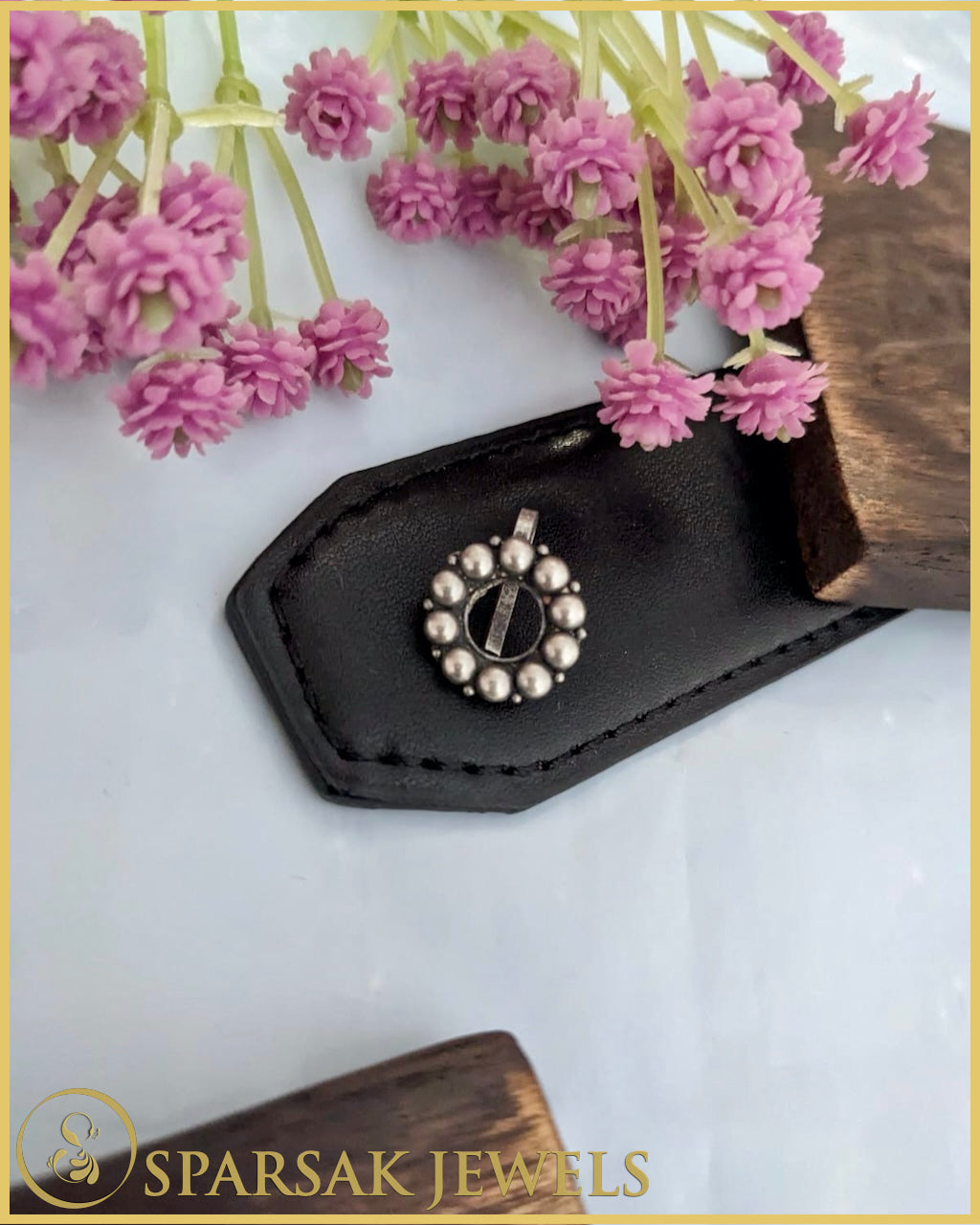 Silver Temple Nosepin for Sacred Beauty