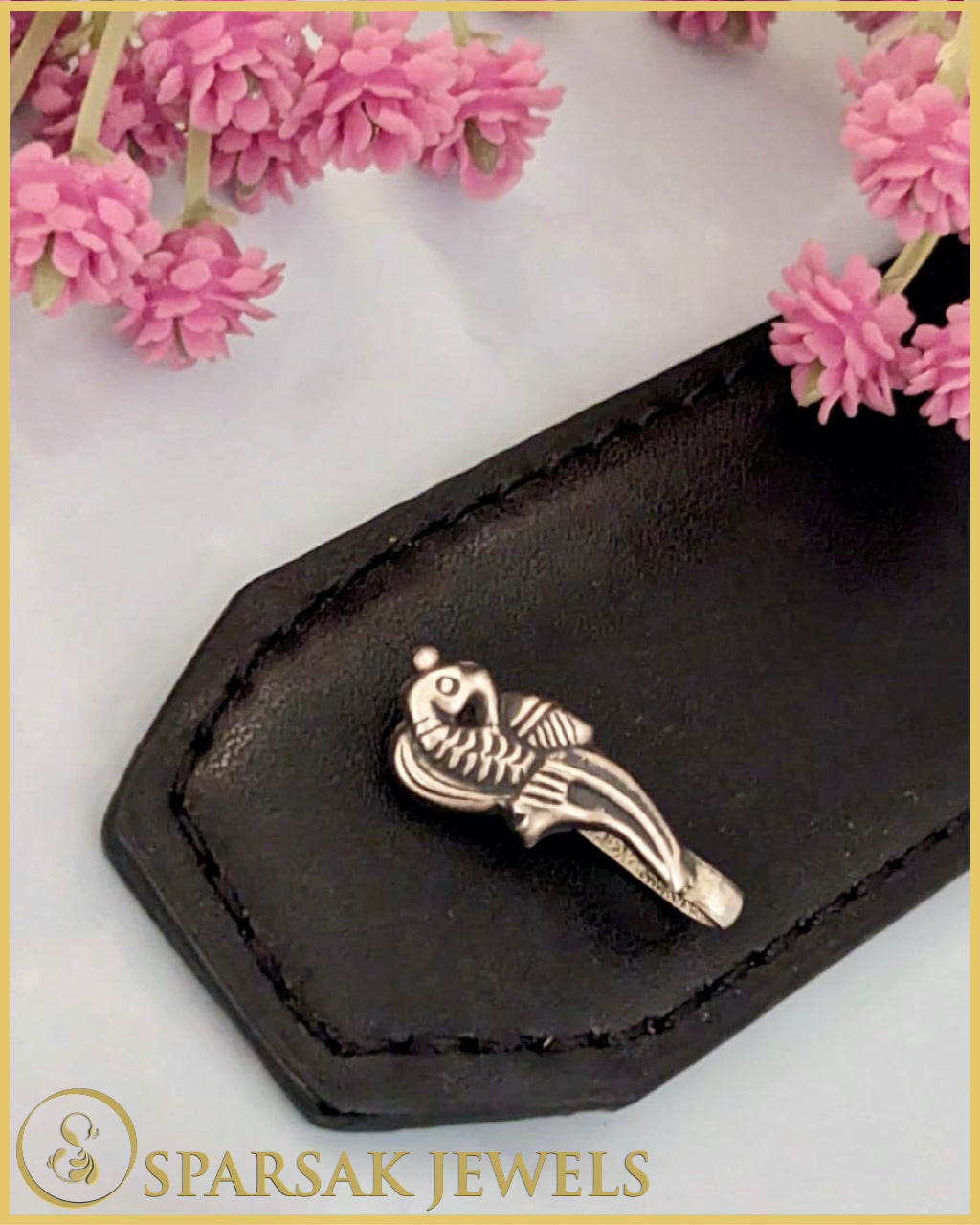 Silver Temple Nosepin for Spiritual Elegance