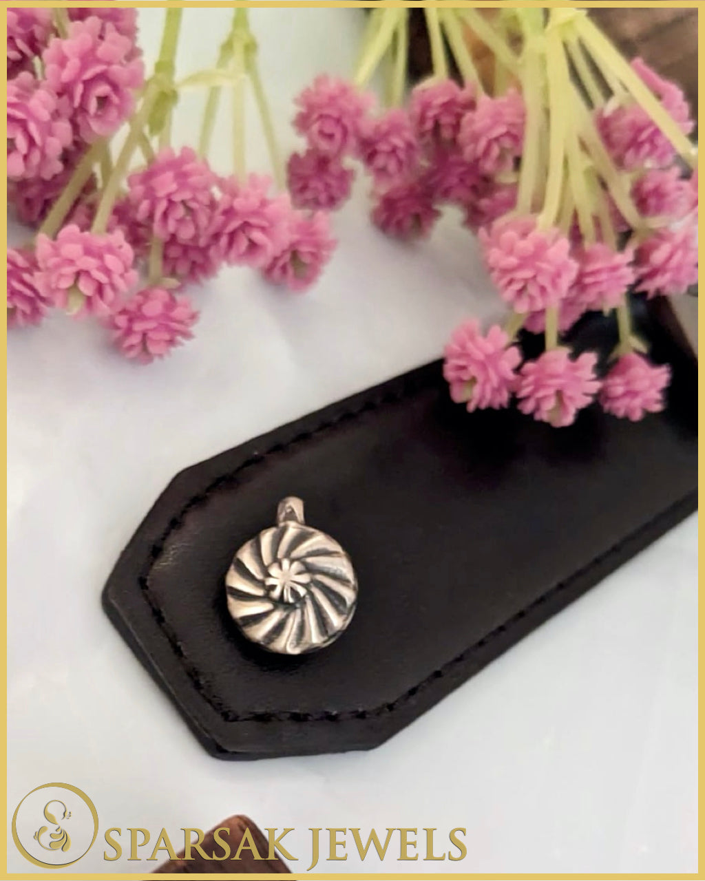 Sacred Silver Temple Nosepin Symbol of Cultural Heritage by Sparsak Jewels