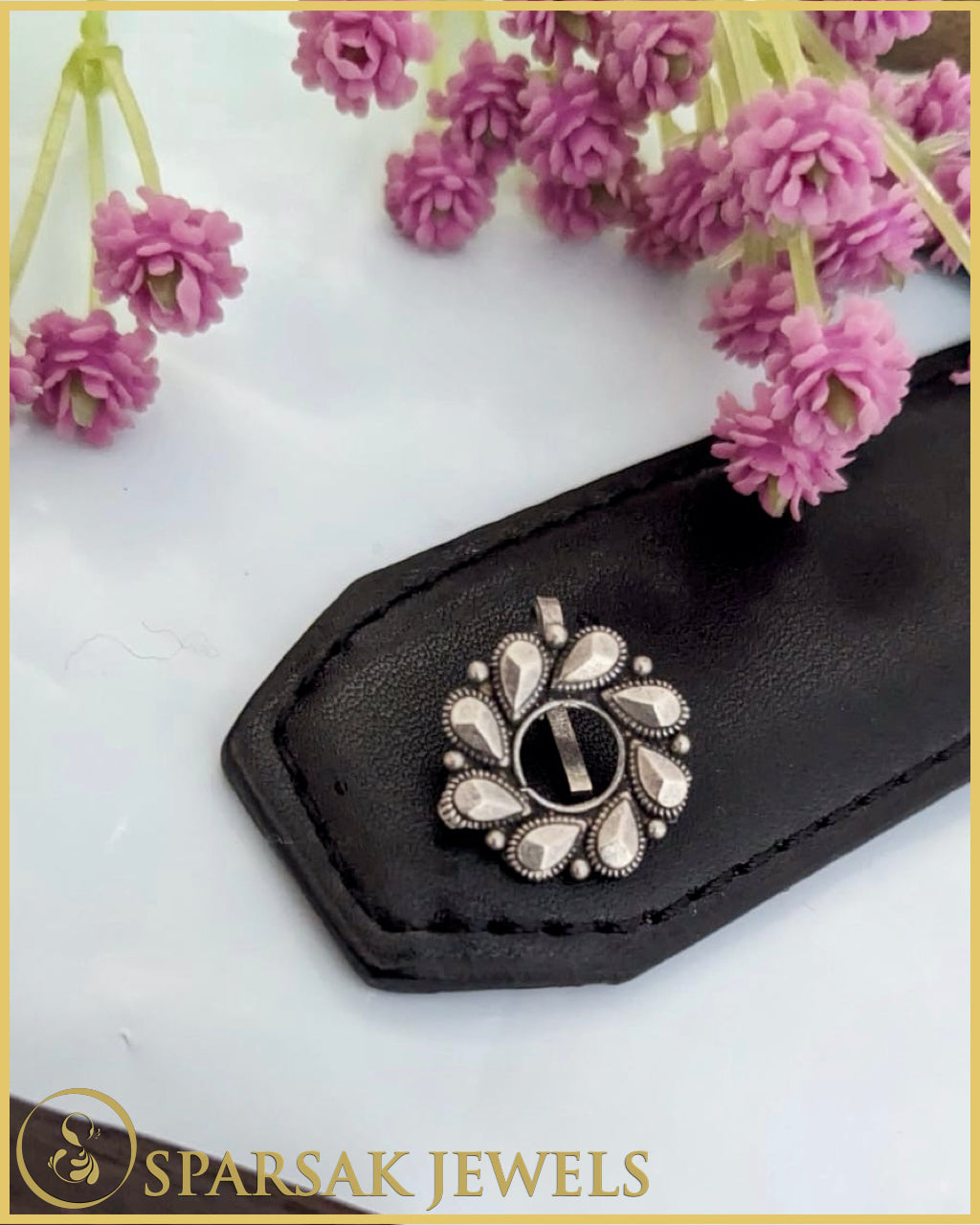 Contemporary Silver Nosepin by Sparsak Jewels
