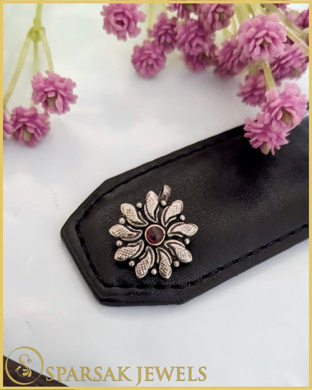 Silver Nose Rings Set with Tribal Designs by Sparsak Jewels