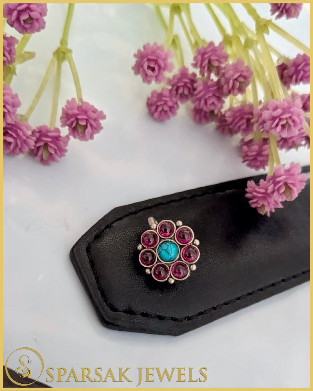 Silver Temple Nosepin by Sparsak Jewels