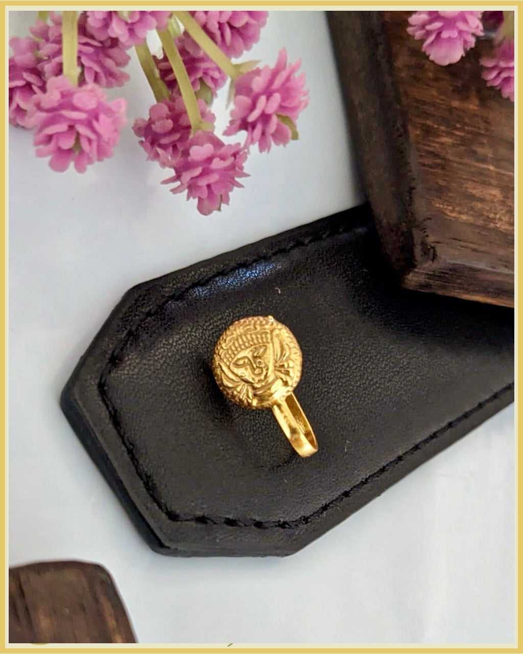 Traditional Indian Silver Nose Ring by Sparsak Jewels