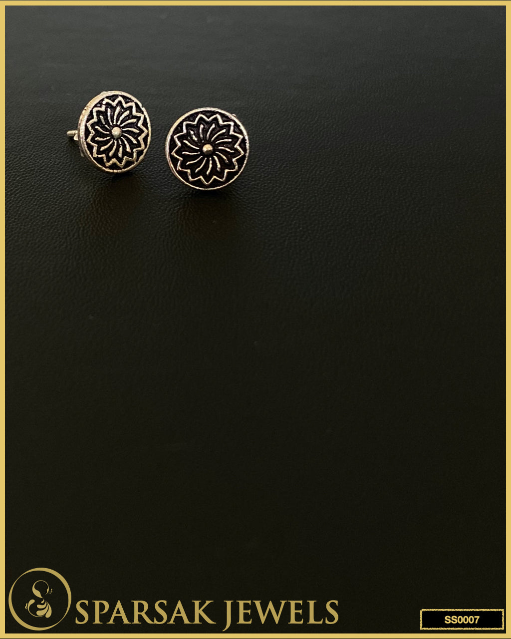 Sparsak Jewels Small Silver Stud Earrings - Sophisticated simplicity for effortless style.