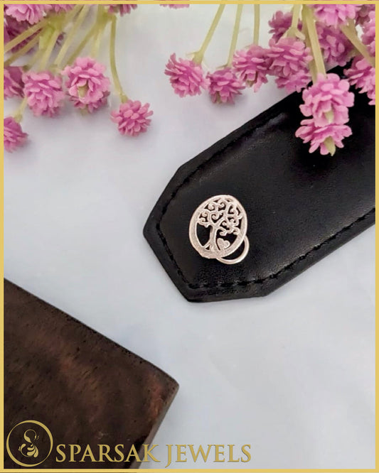 Sacred Silver Temple Nosepin Symbol of Cultural Heritage by Sparsak Jewels