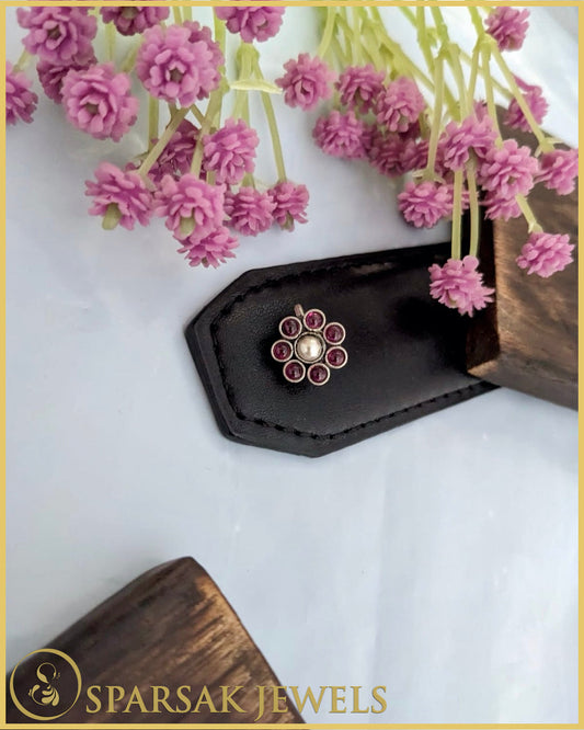 Silver Temple Nosepin by Sparsak Jewels