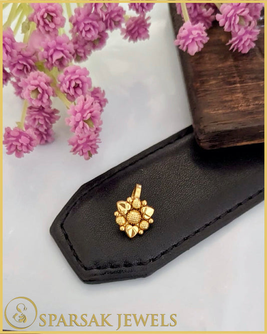 Antique Silver Nosepin by Sparsak Jewels