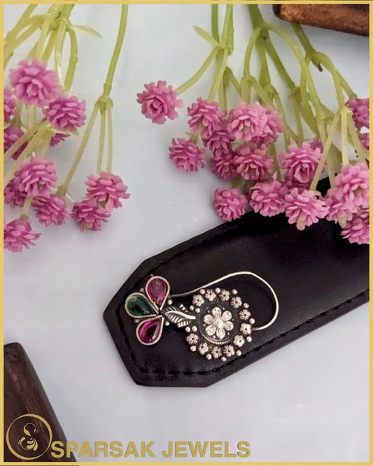 Silver Nath Symphony - Crafted with passion by Sparsak Jewels