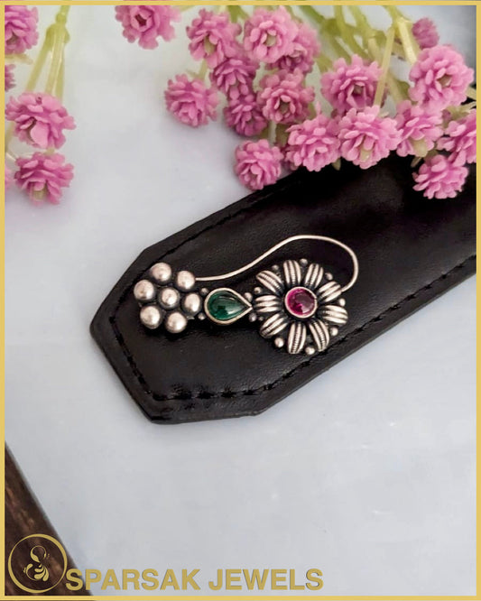 Silver Nath Splendor - Timeless elegance by Sparsak Jewels