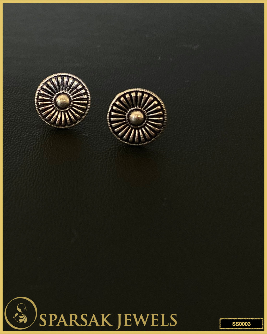 Sparsak Jewels Small Silver Stud Earrings - Delicate sophistication for elegant style