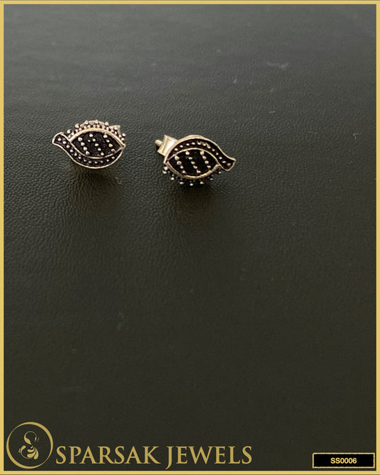 Sparsak Jewels Small Silver Stud Earrings - Elegant essentials for everyday elegance.